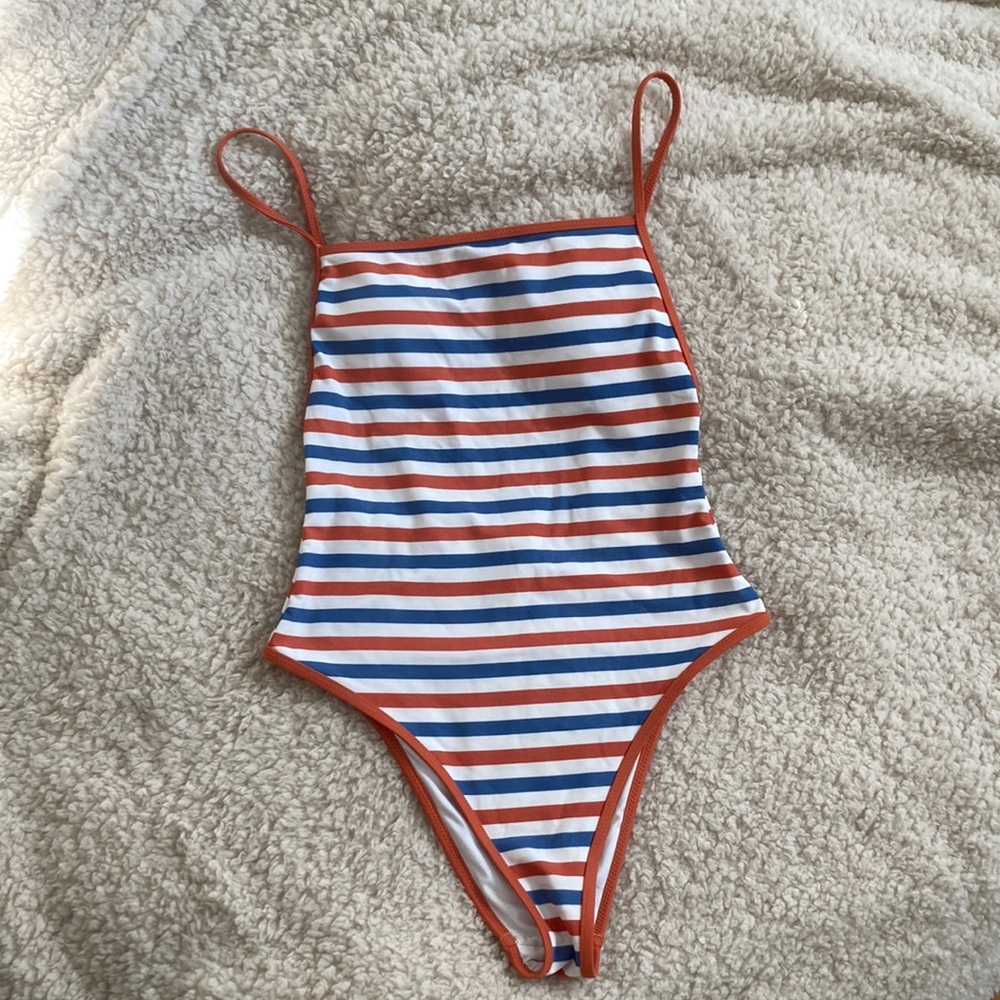 American Eagle Outfitters/Aerie Stripe One Piece